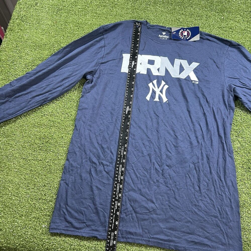 Fanatics New York Yankees Long Sleeve Shirt Mens L Bronx Bombers MLB NWT - Picture 3 of 7